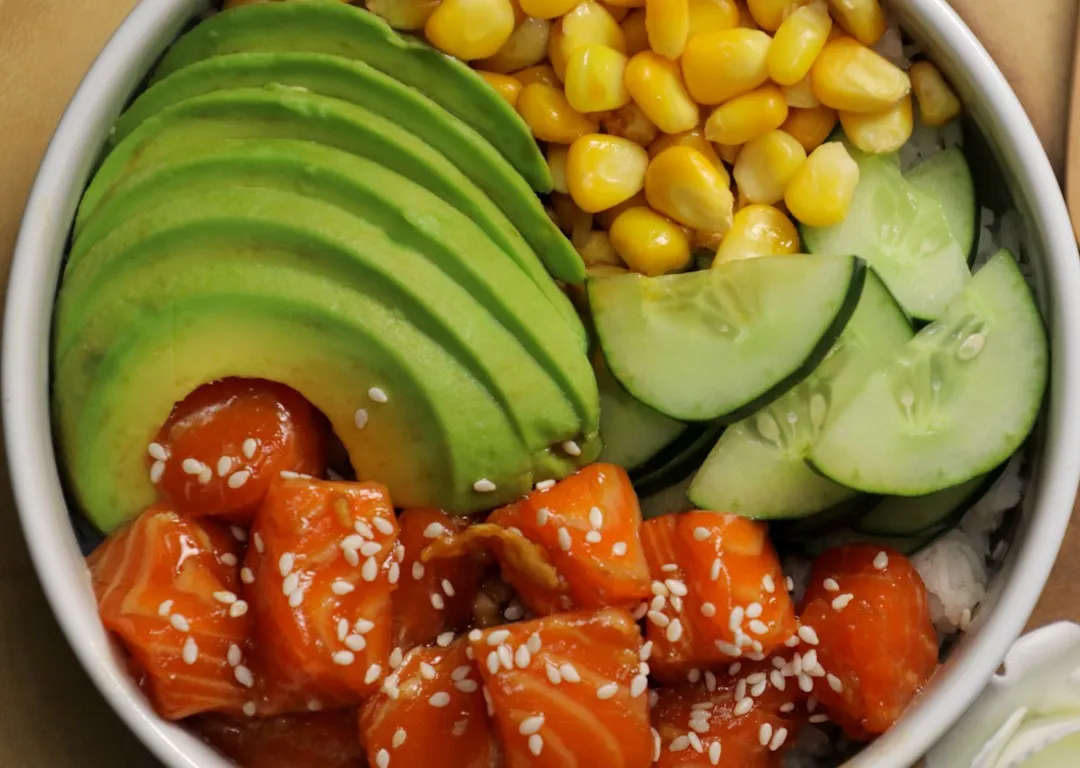 3. Salmon Poke Bowl