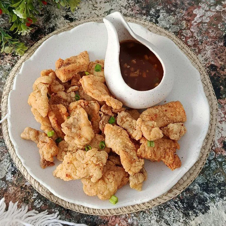 Ayam Fillet Crispy Saus BBQ