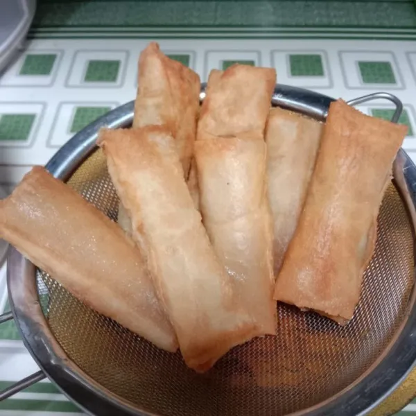 Tiriskan dan siap dihidangkan