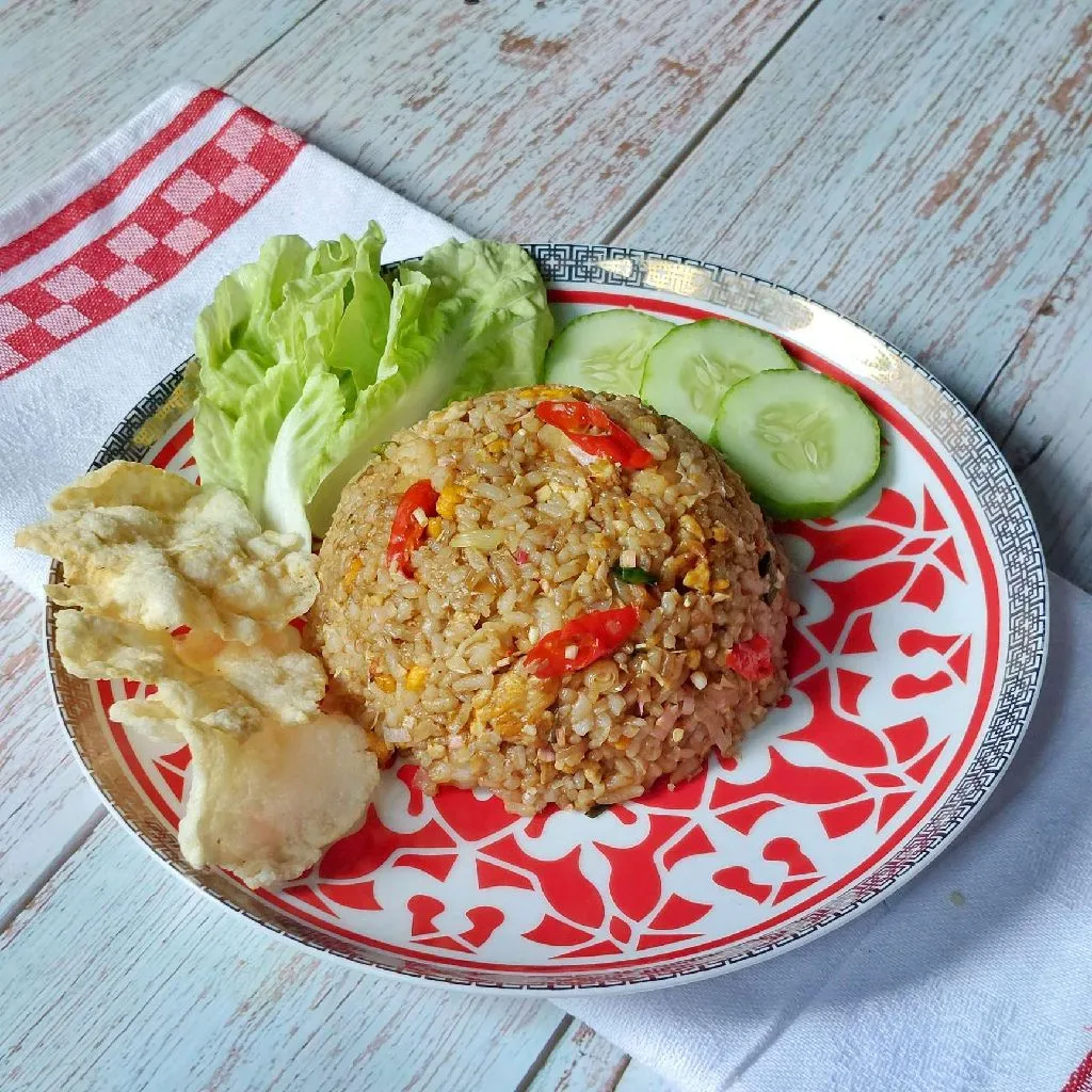 Nasi Goreng Udang Kecombrang