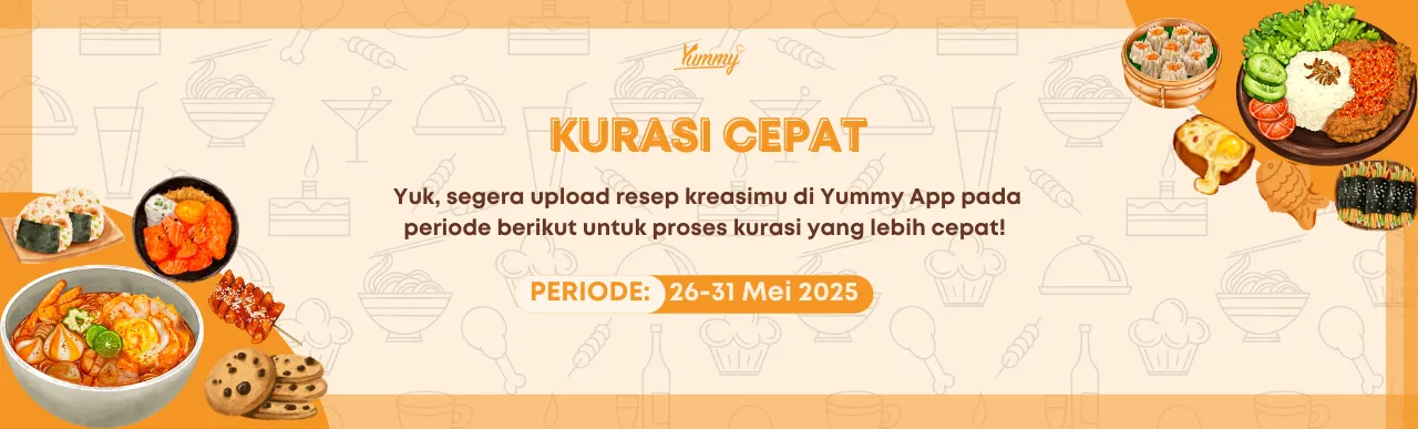 KurCep: Upload Resepmu Melalui Kurasi Cepat Untuk Tayang Lebih Cepat