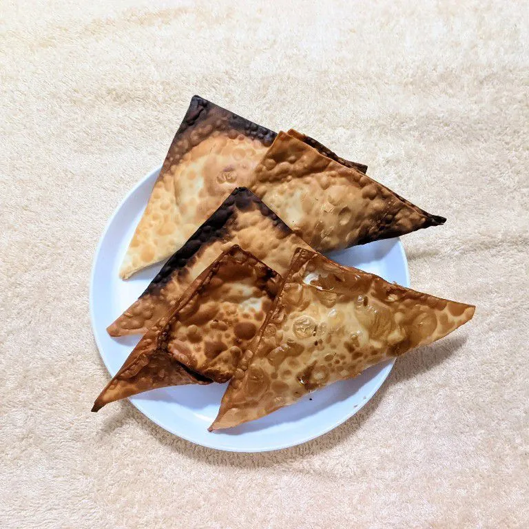 Pangsit Kol Ungu Goreng