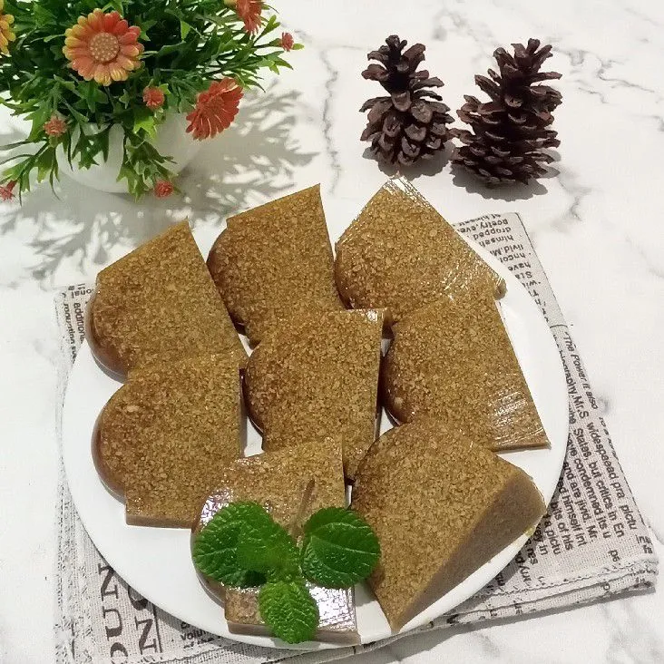 Puding Lumut Gula Merah