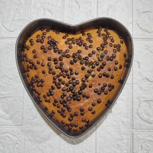 Panggang dengan suhu 180⁰ api atas bawah sekitar 25 menit