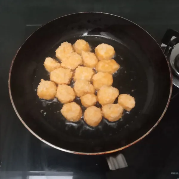 Goreng hingga kuning keemasan.