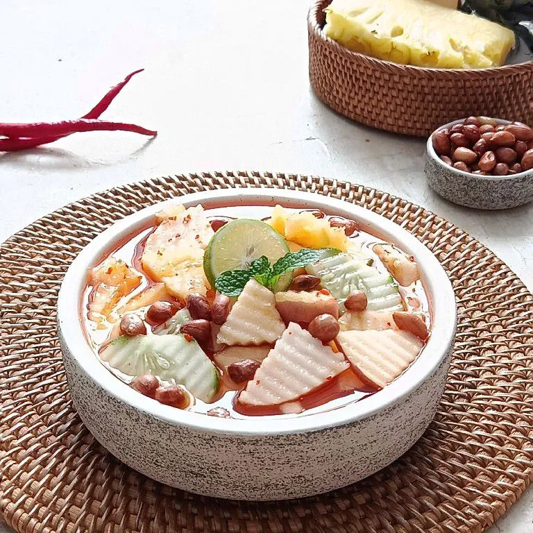 Asinan Buah Segar Cuka Apel #KurCepBulanIni