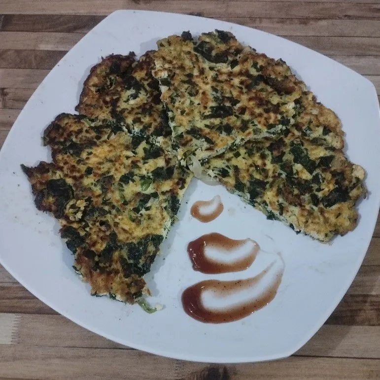 Omelet Tahu Bayam