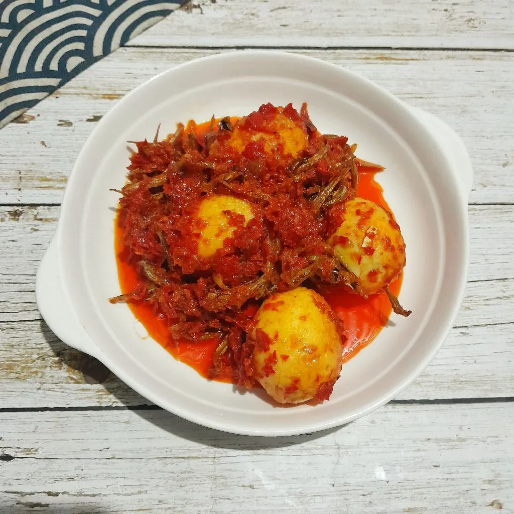 Sambal Goreng Telur Teri Padang