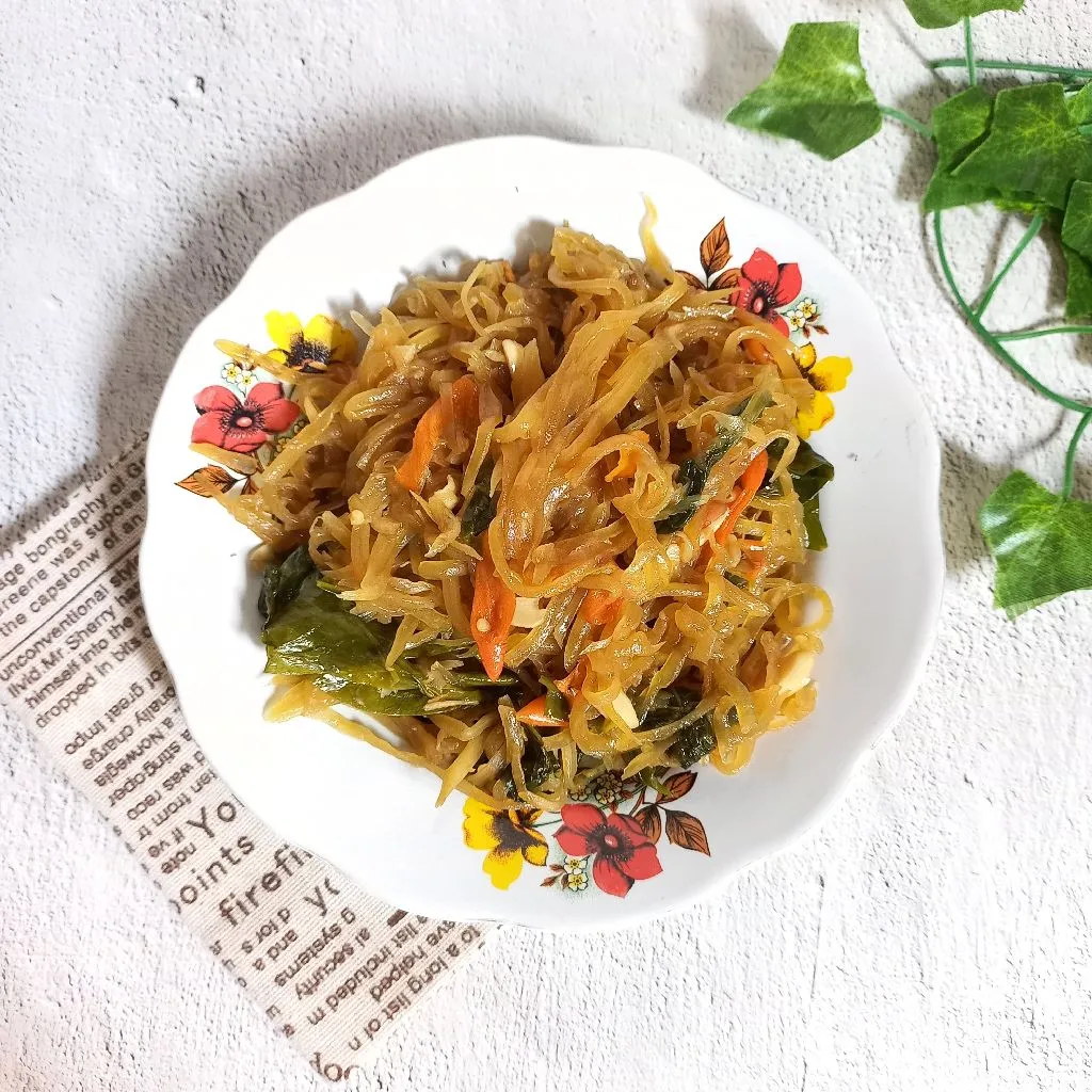 Tumis Pepaya dan Daun So