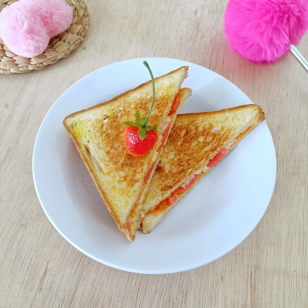 Roti Panggang Sosis Keju