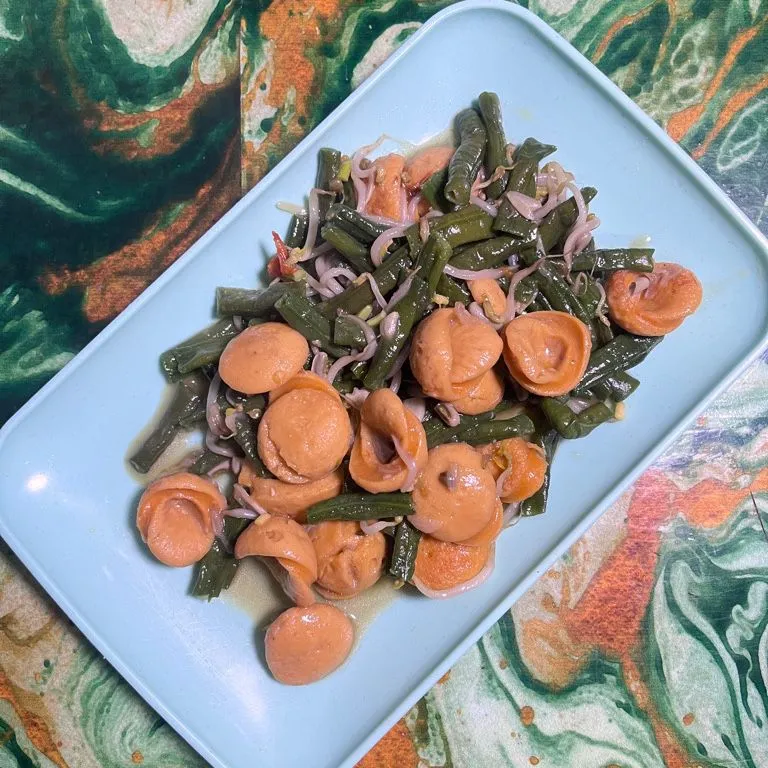 Tumis Sayur dan Sosis