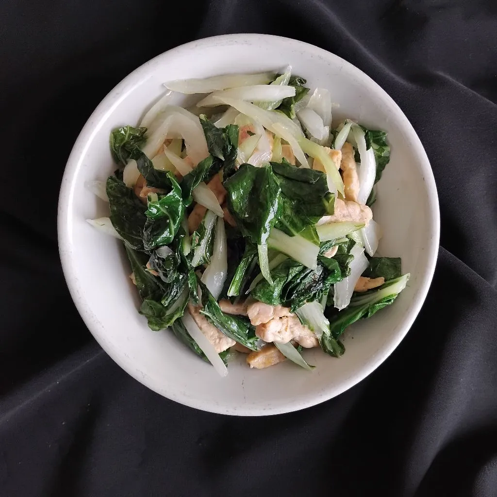 Tumis Sawi Mix Tempe