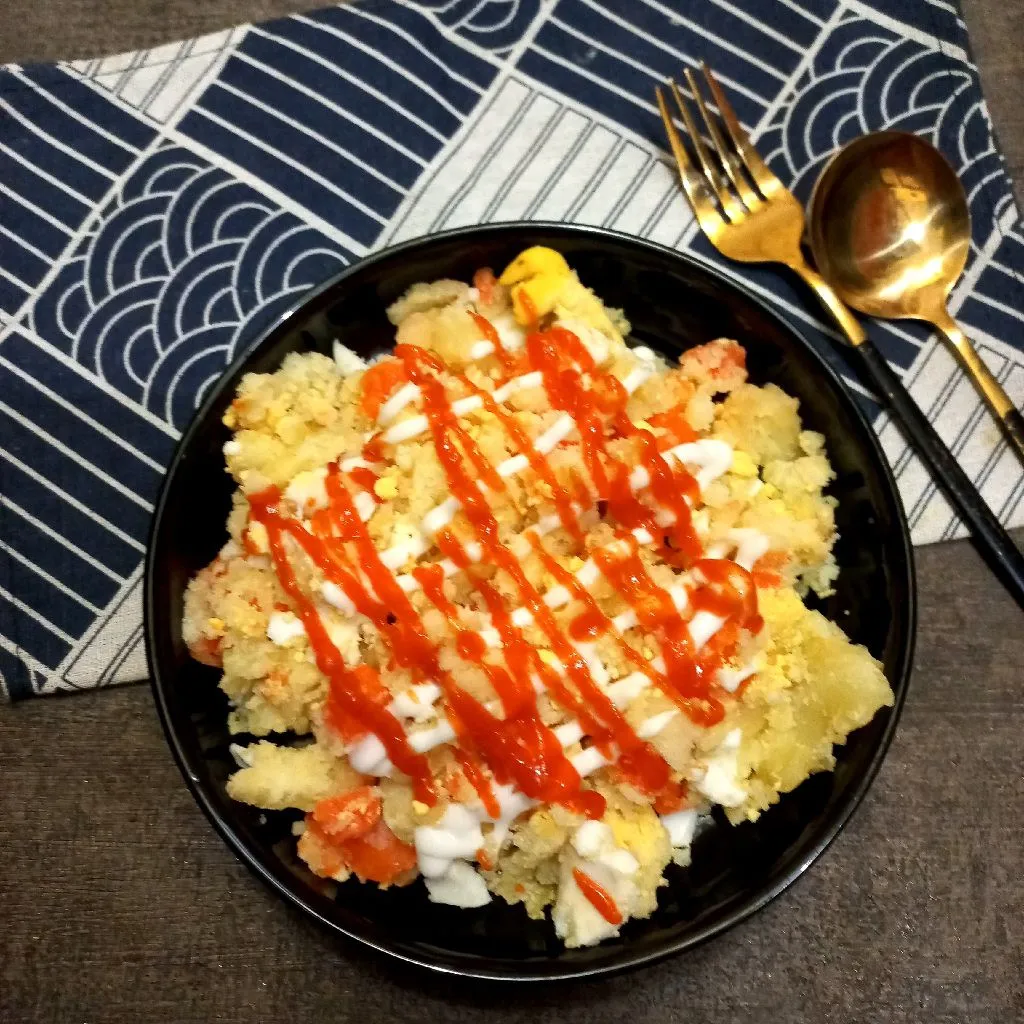 Kentang Wortel Telur Rebus