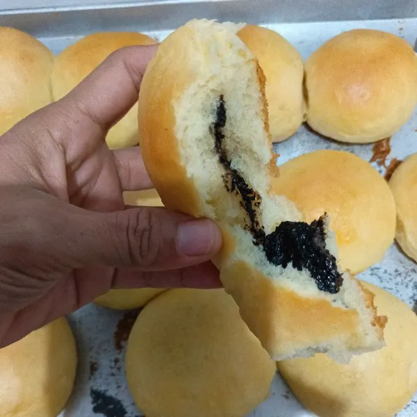 Siap disajikan, rotinya empuk dan lembut.