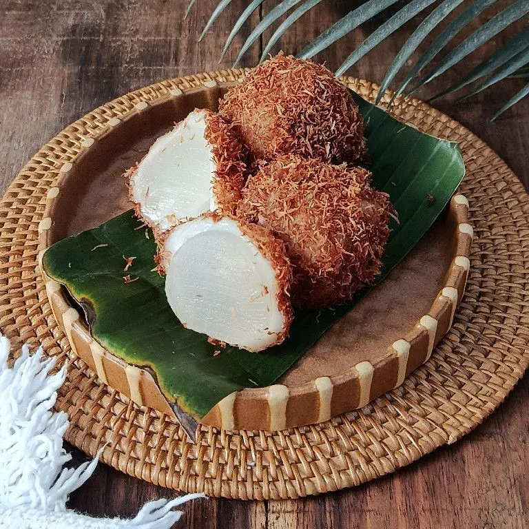 Mochi Kelapa (Tepung Tapioka)