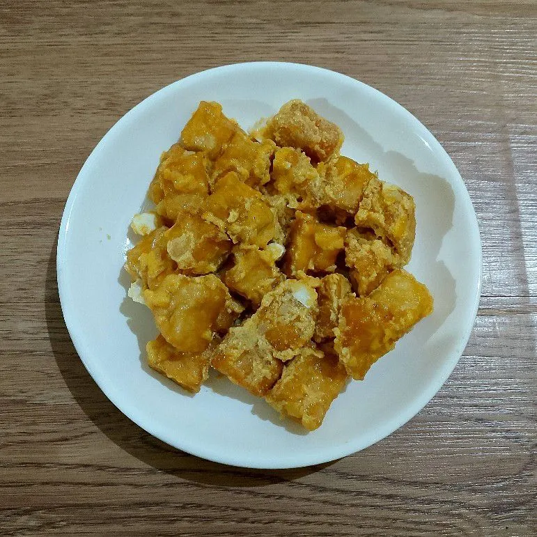 Tahu Saus Telur Asin Ekonomis