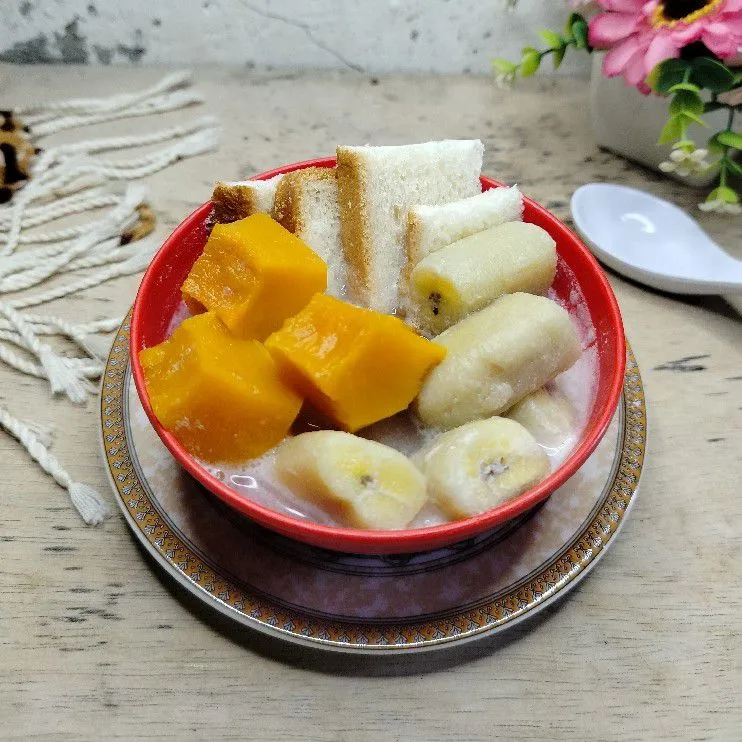 Kolak Pisang Labu Kuning Roti Tawar