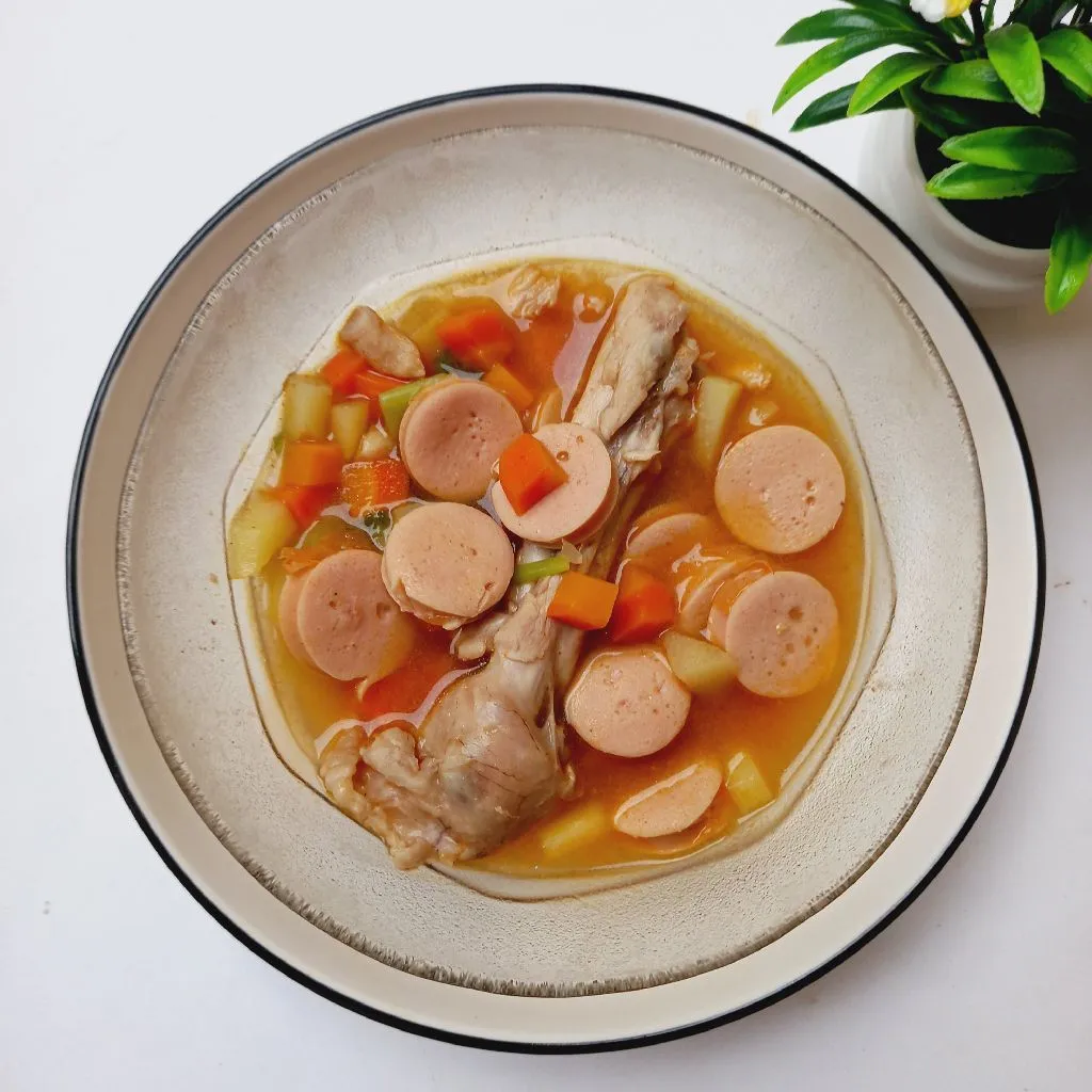 Sup Sosis Kuah Gochujang