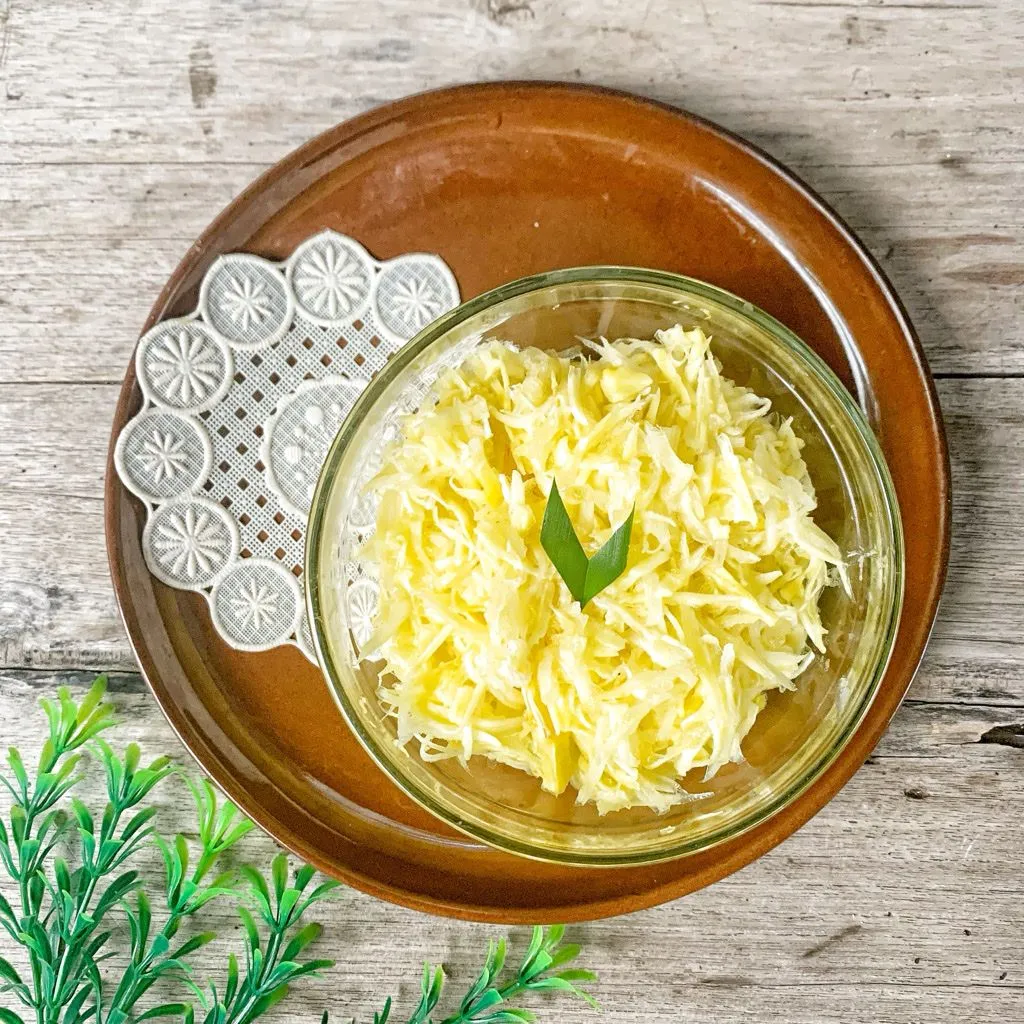 Singkong Kuning Sawut Gula Putih #KurCepResepRp9000