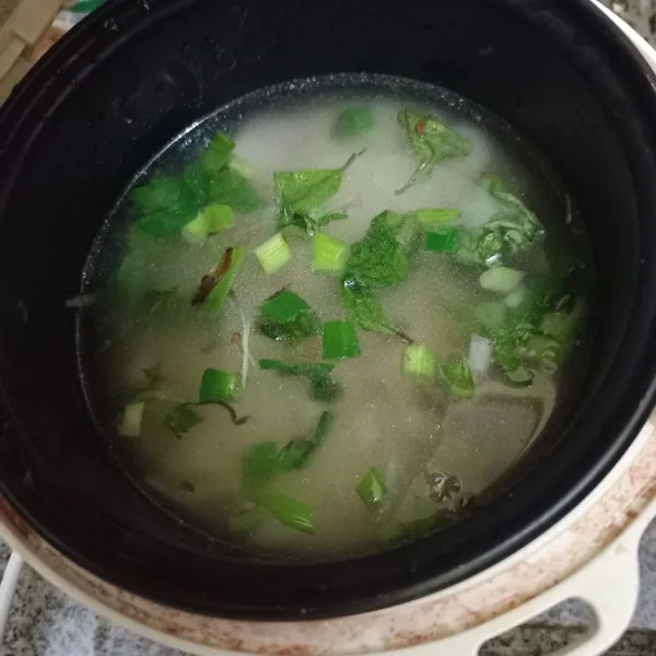 Aduk rata dan masukan ke dalam magicom.