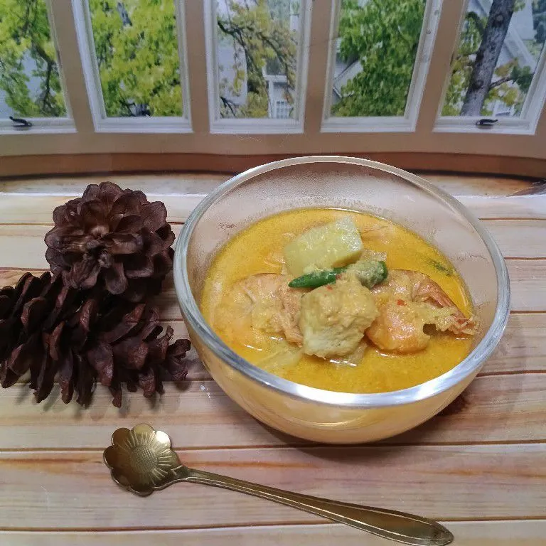 Gulai Udang Tahu Kentang