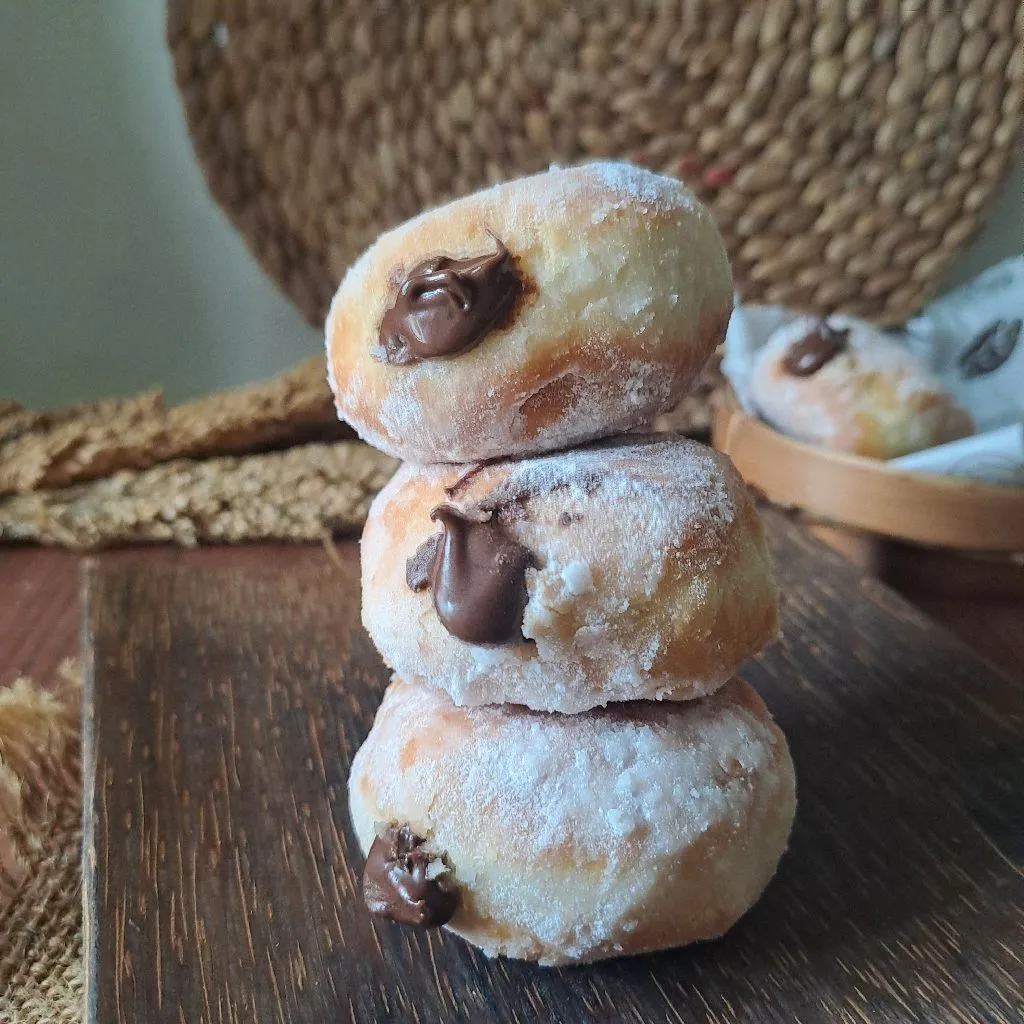 Mini Bomboloni Eggless #KurCepResepRp9000