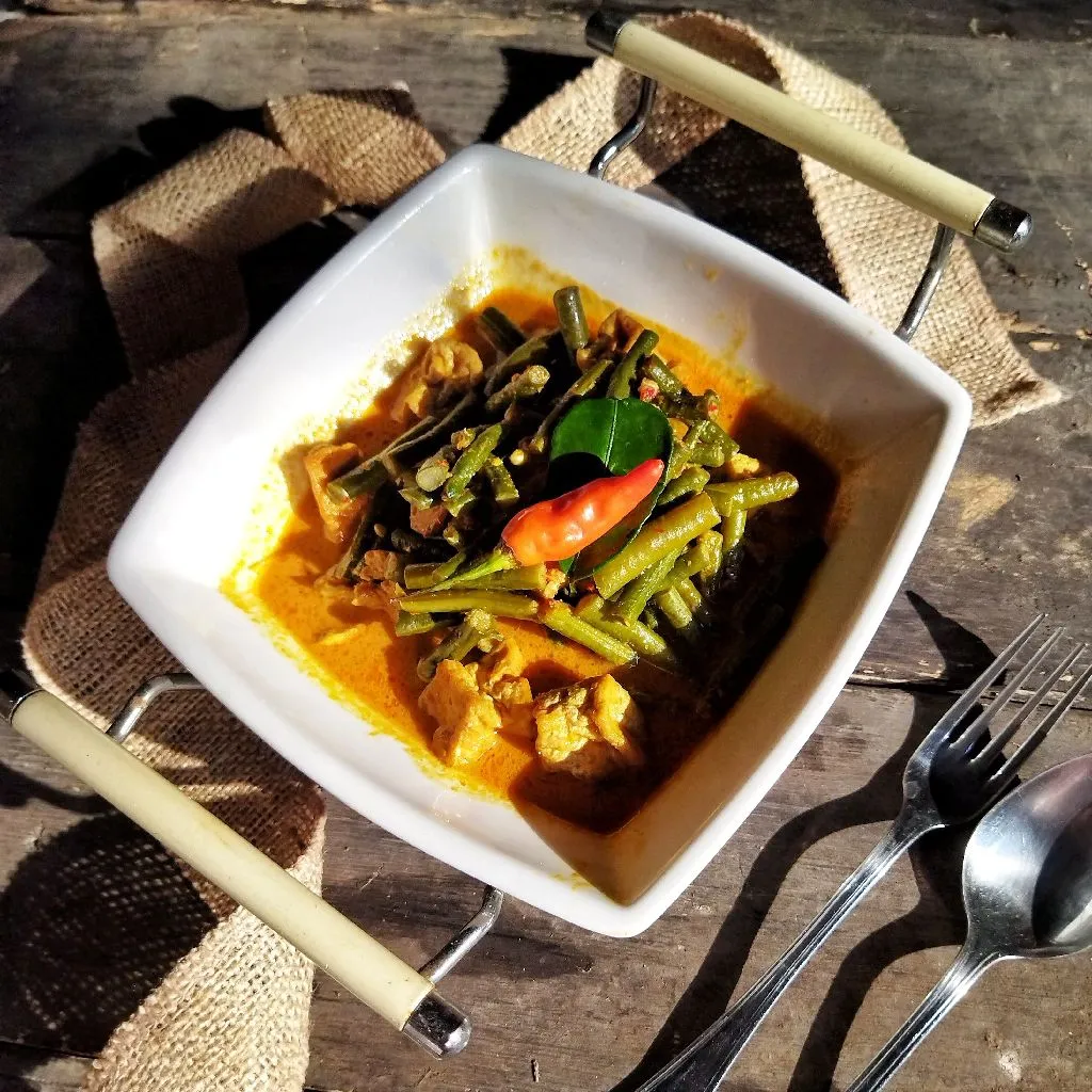 Gulai Kacang Panjang Tahu