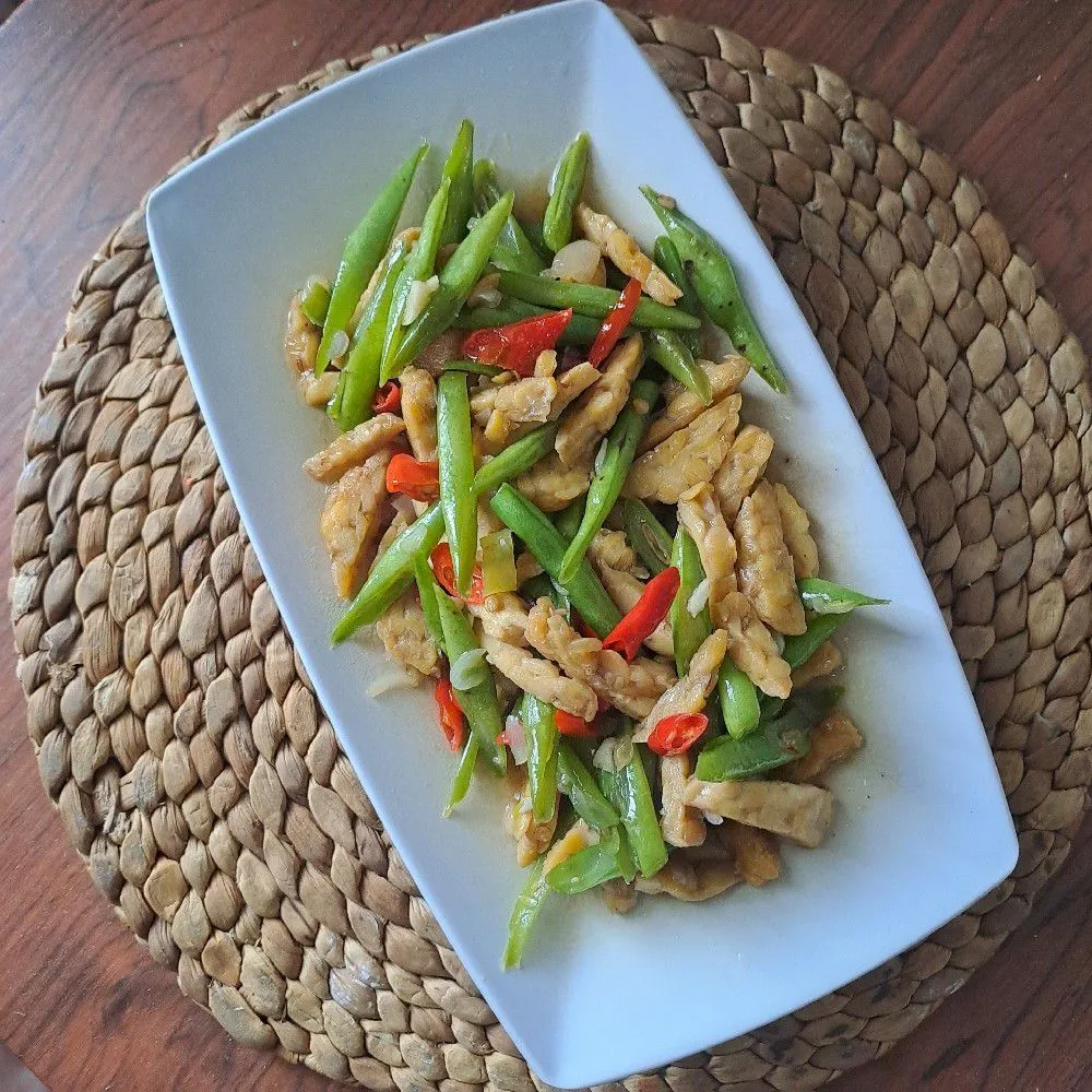 Oseng Buncis Tempe #KurCepResepRp9000