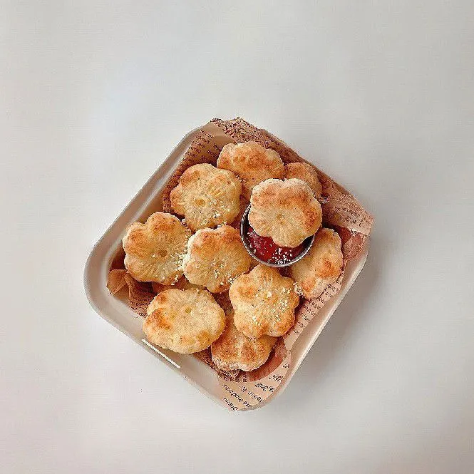 Air Fried Potato Flowers