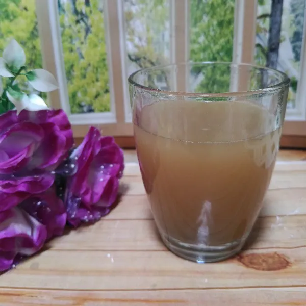 Air kacang hijau jahe siap diminum untuk keluarga dirumah.