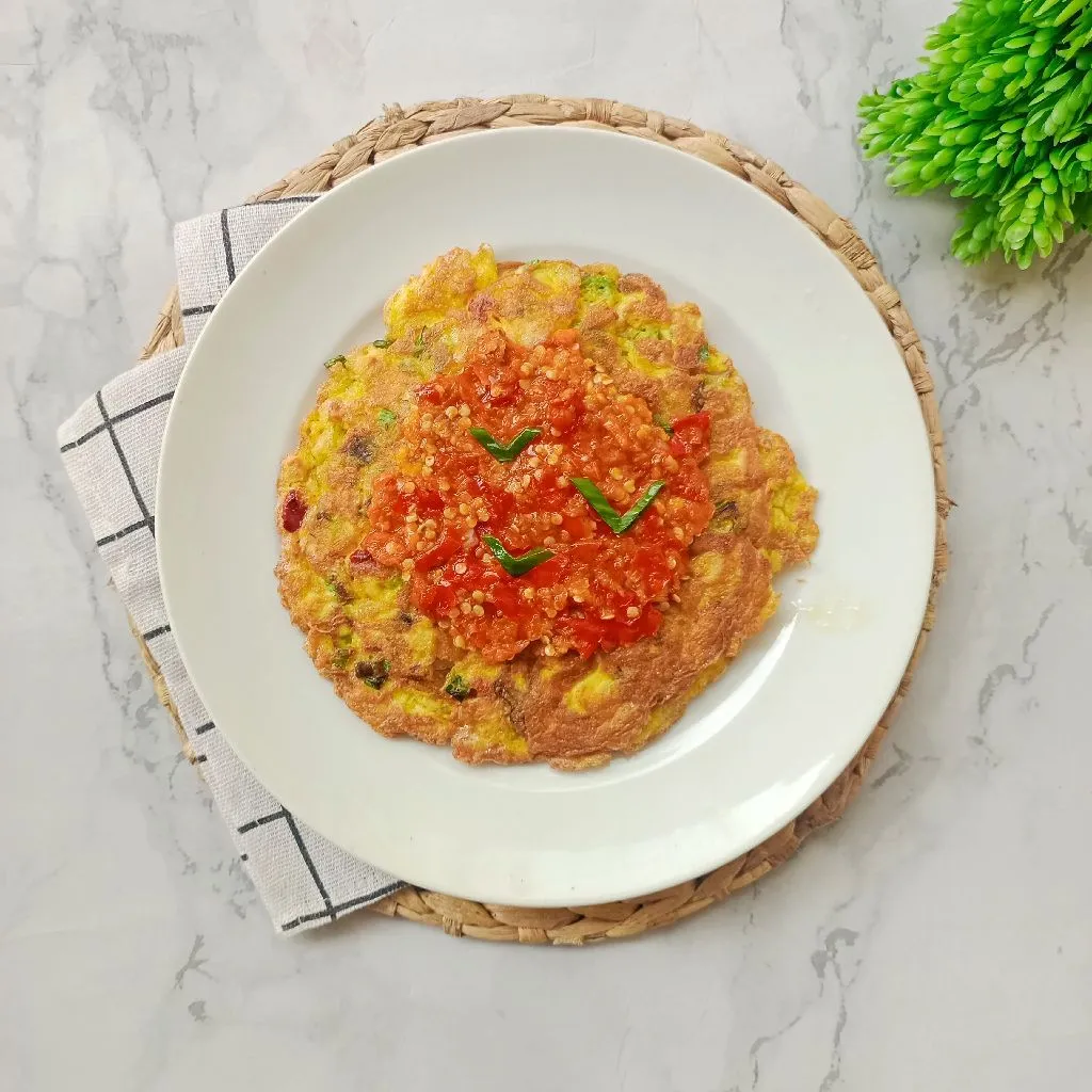 Telur Dadar Tempe #KurCepResepRp9000