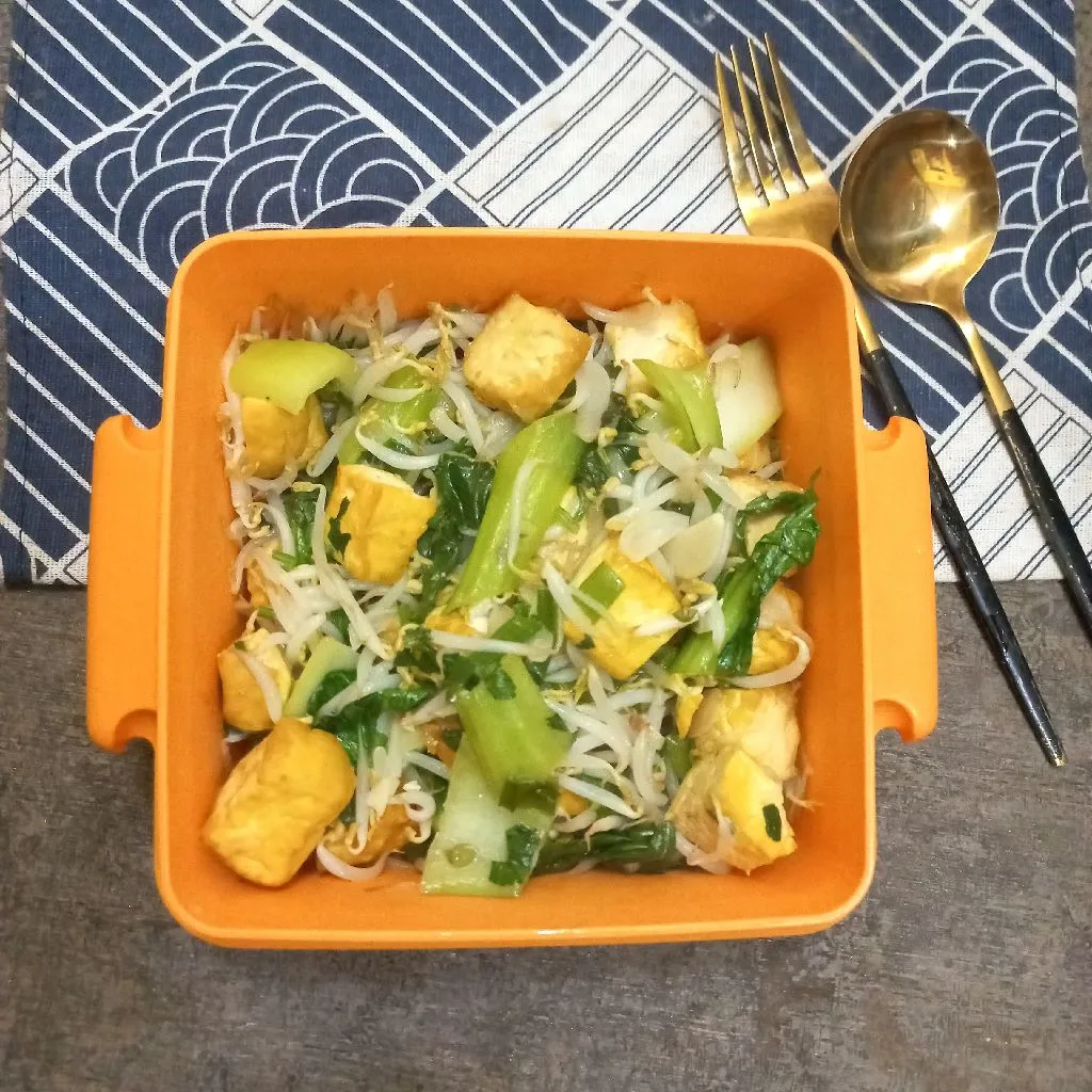 Tumis Pokcoy Tahu Tauge