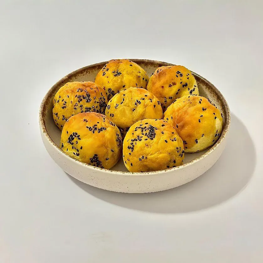 Pumpkin Red Bean Balls