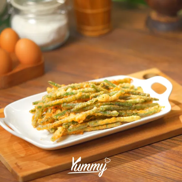 sajikan dengan bubuk cabe.