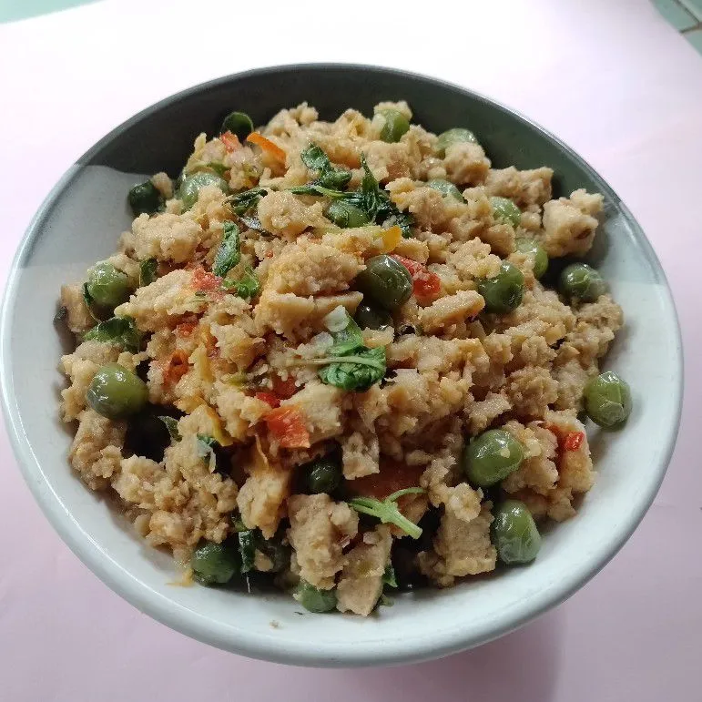 Tumis Oncom Leunca Kemangi Pedas