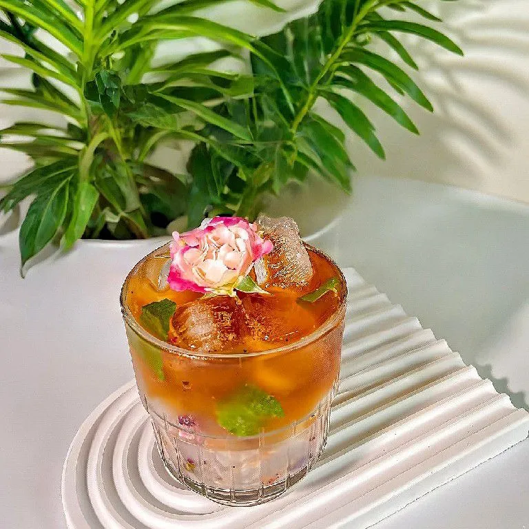 Rose Osmanthus Iced Americano