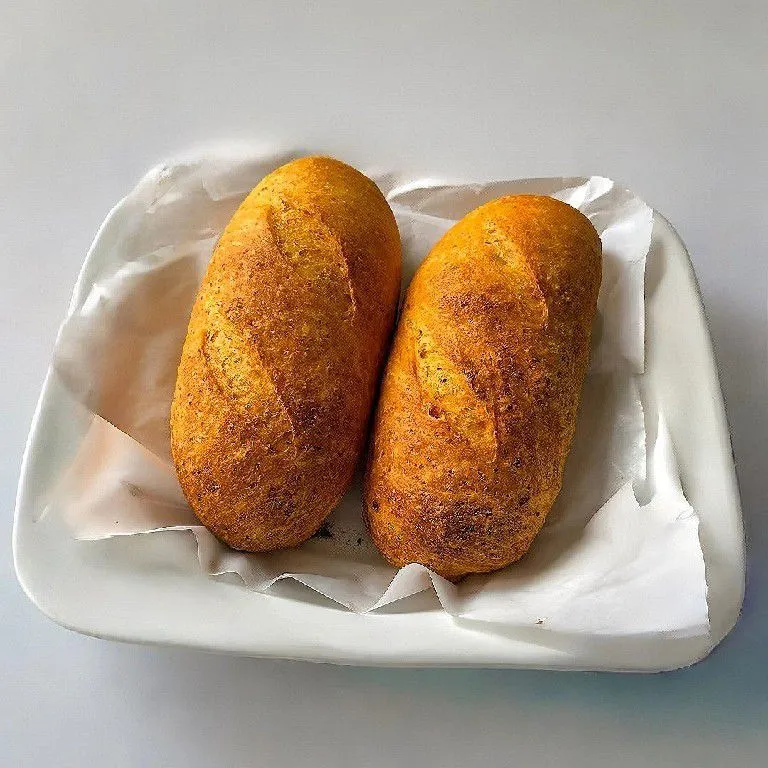 Golden Carrot Milk Bread