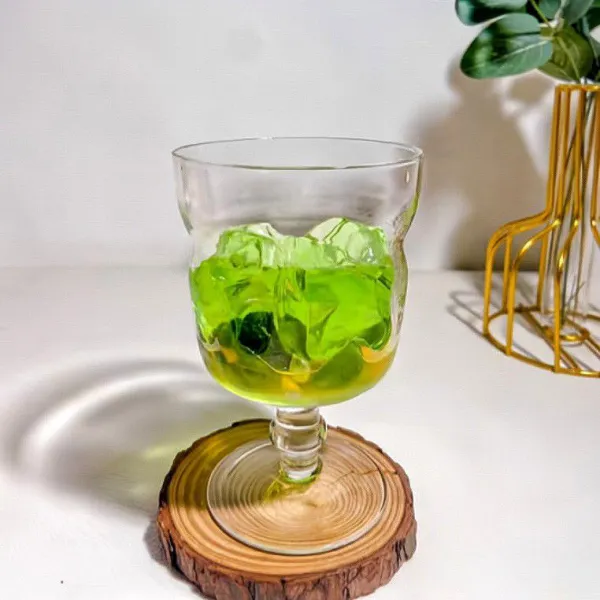 Masukkan jelly melon instan.