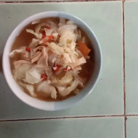 Koreksi rasa. Bila rasa telah pas . Angkat dan sajikan