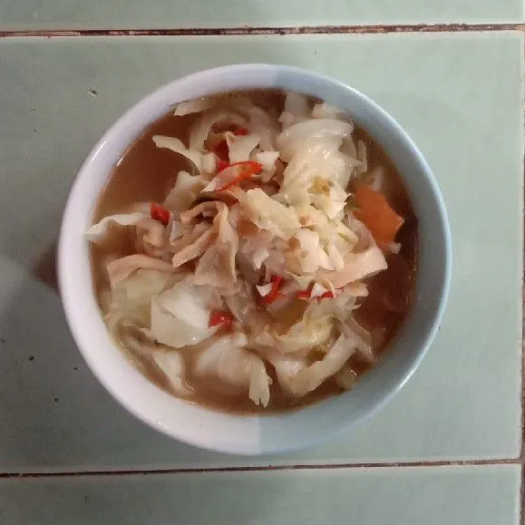 Jamur Tiram, Kubis Saus Tiram Pedas