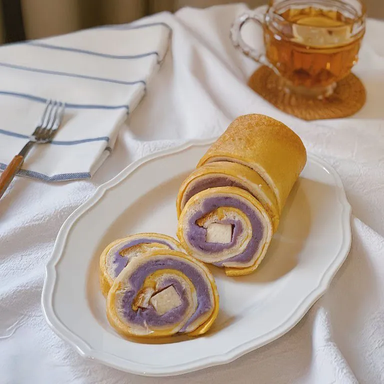 Purple Potato Egg Roll
