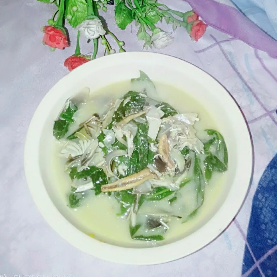 Lodeh Jantung Pisang Daun Melinjo