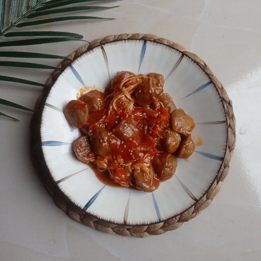 Bakso Enoki hot lava #SeptemBERDAYA