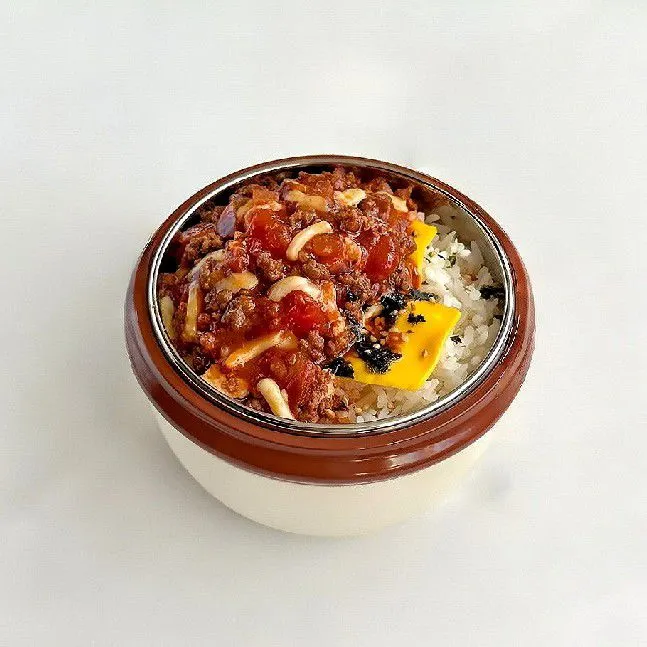 Beef Cheese Rice Bowl