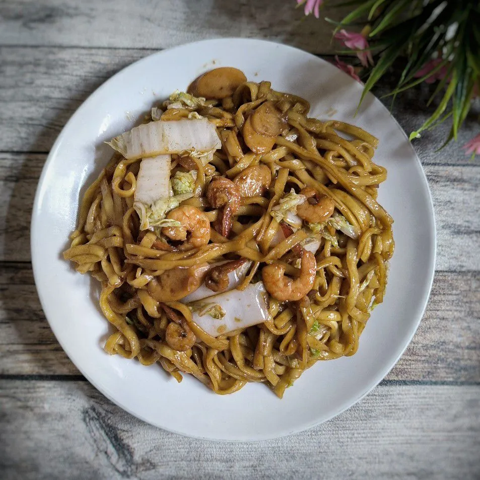 Mie Goreng Udang Sosis