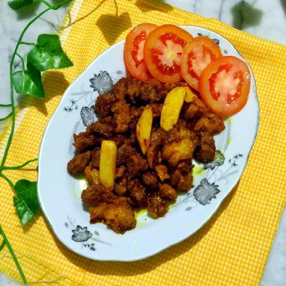 Oseng Lemak Sapi Paprika Kuning #SeptemBERDAYA