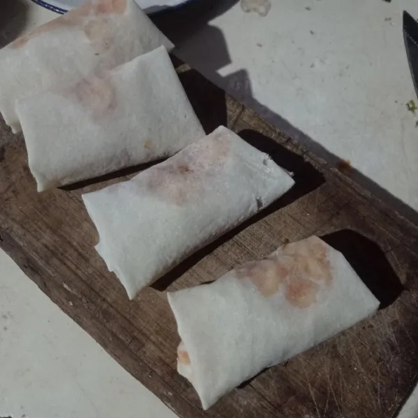 Lakukan sampai makaroni habis dan selesai.