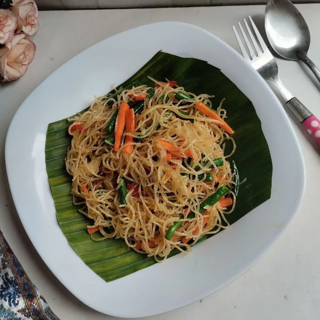 Oseng Bihun Kacang Panjang Wortel