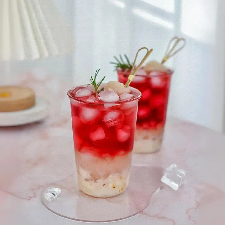Lychee Sparkling Tea Cooler