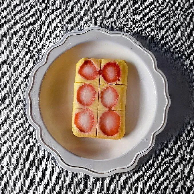 Strawberry Yogurt Custard